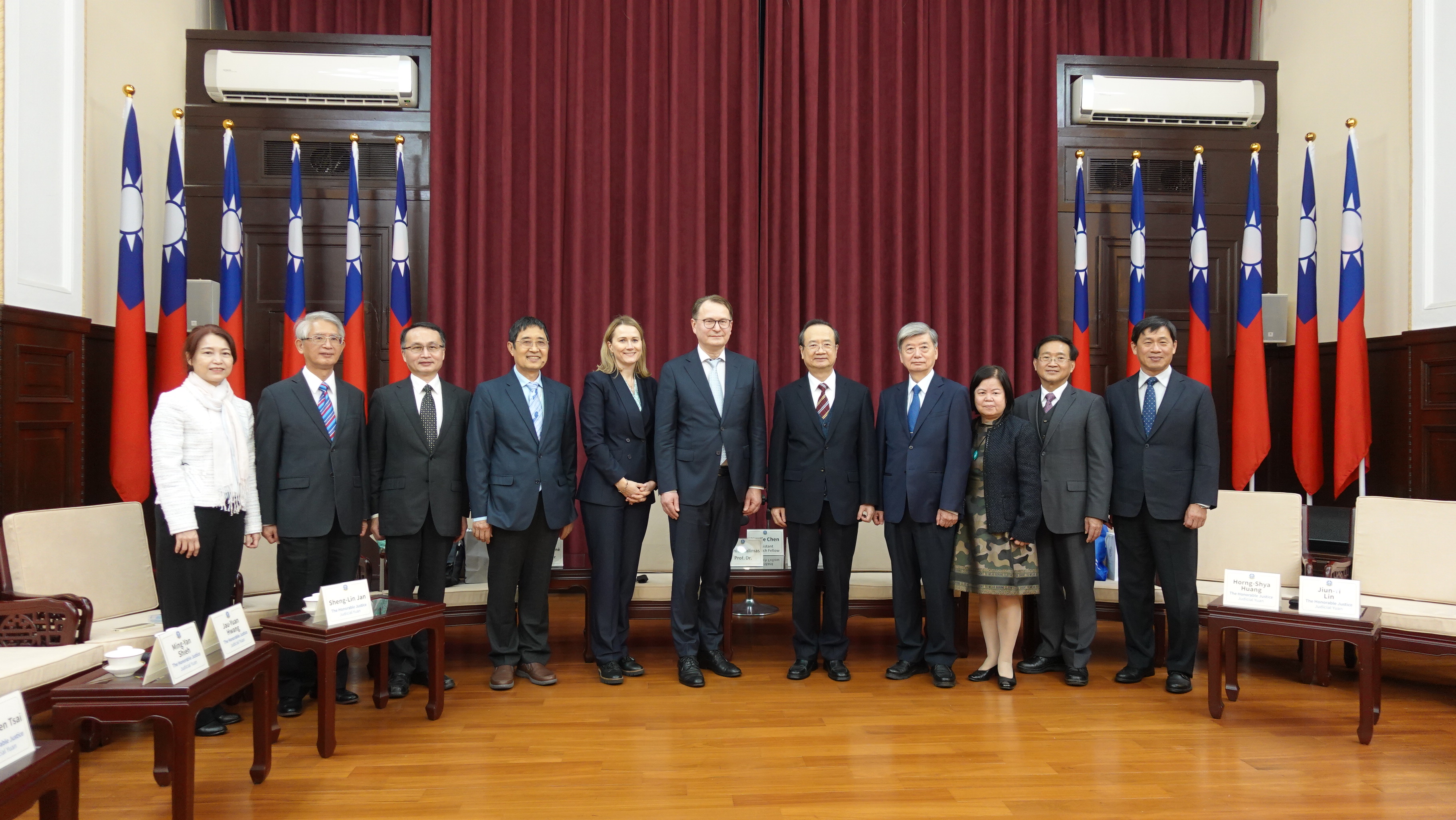 The visit of Prof. Dr. Dainius Žalimas and Assoc. Prof. Dr. Indgrida Danėlienė to the Judicial Yuan.